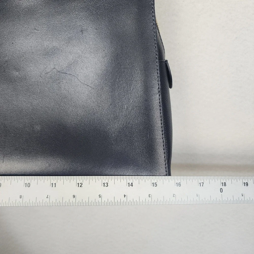 Radley London Bag Womens Black Zipper Inner Pocket Double Handle Strap Tote Bag